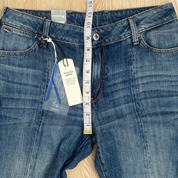 Y2K Coastal Streetwear G-Star Raw Boyfriend Fit Jeans W27 L32 New - Picture 9 of 14